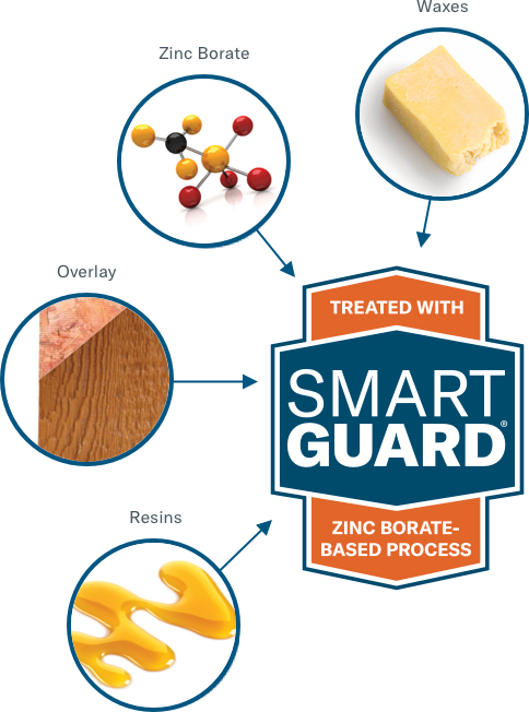 Infographic of SmartGuard wood